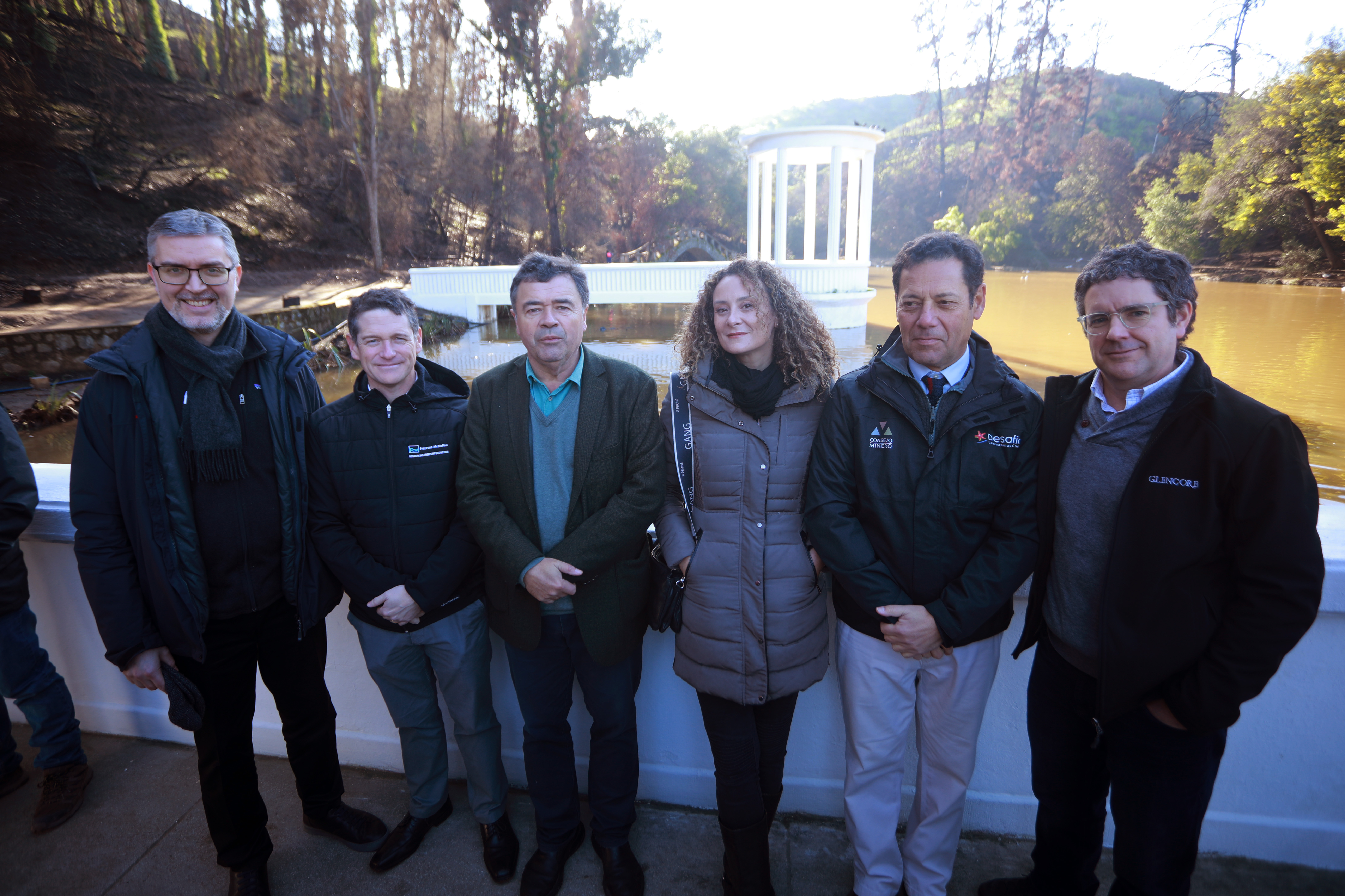 Reconstrucción del Jardín Botánico de Viña del Mar: Glencore participó en inauguración de glorieta y pasarela